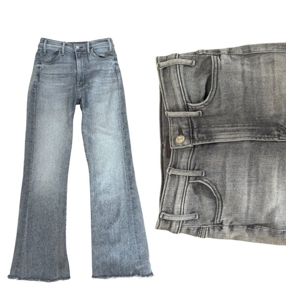 MOTHER HUSTLER ANKLE FRAY STRAIGHT JEANS IN DAYTONA NIGHTS SZ. 26" - Picture 3 of 7